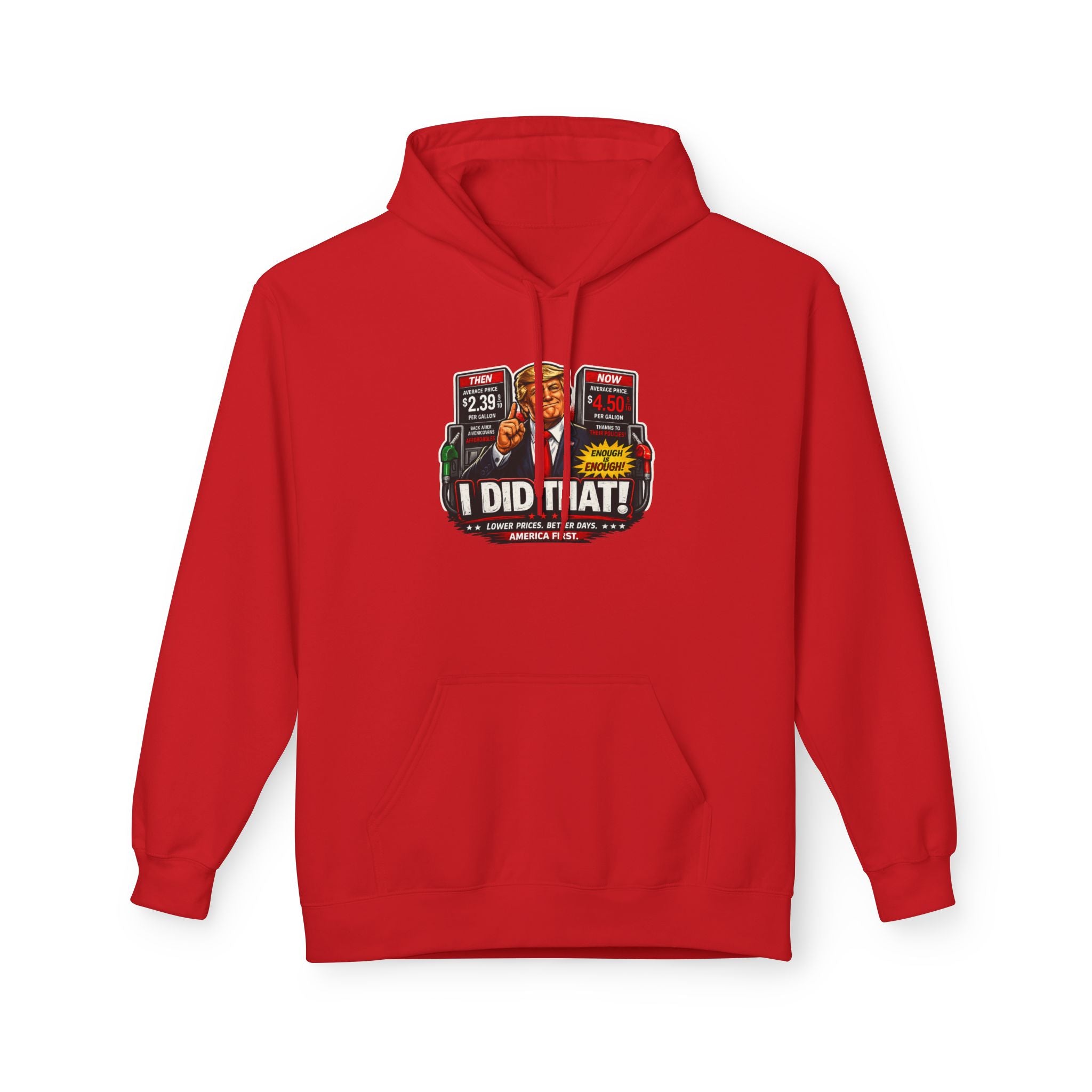 Hoodie- I Did That! Gas Price UNISEX MIDWEIGHT SOFTSTYLE FLEECE HOODIE