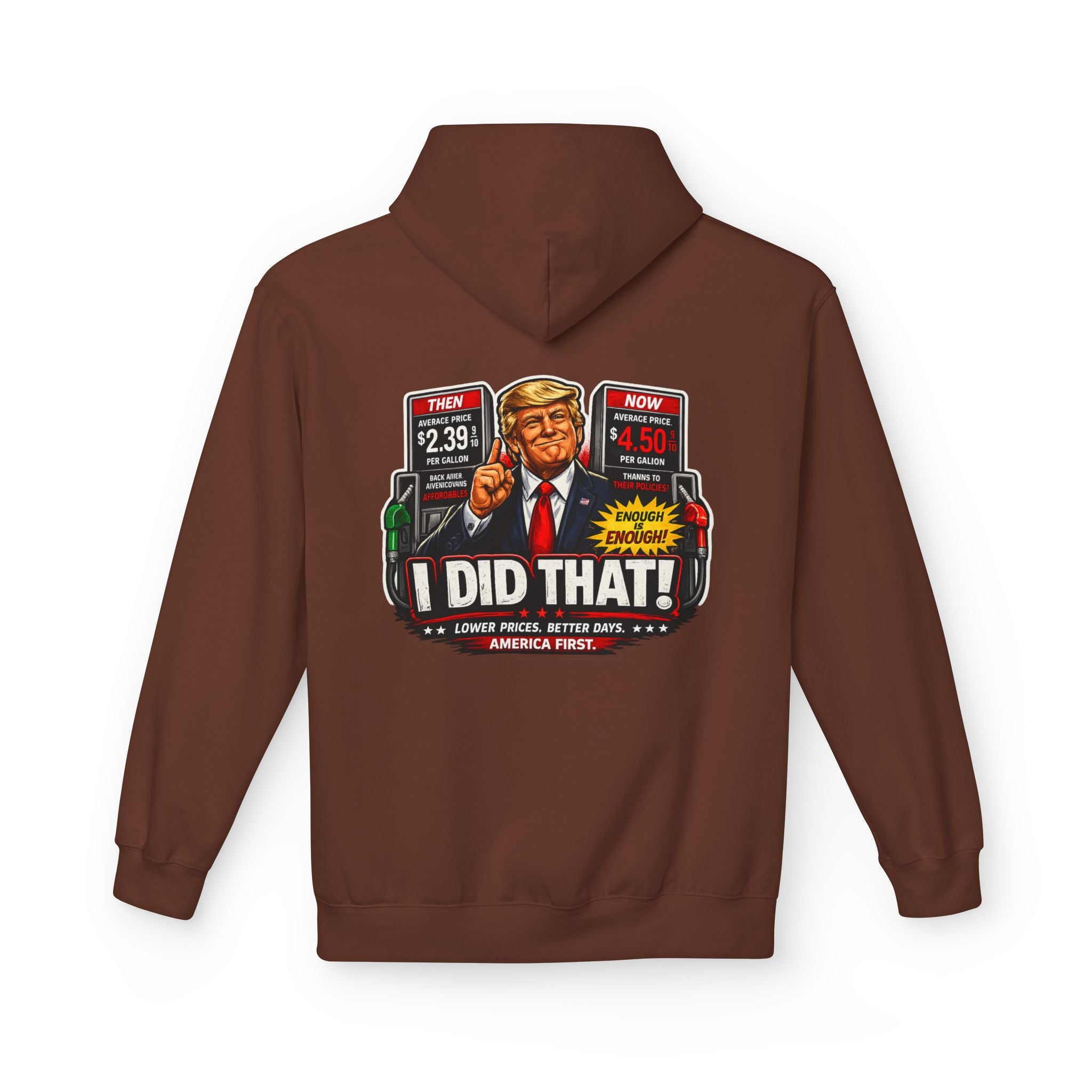 Hoodie- I Did That! Gas Price UNISEX MIDWEIGHT SOFTSTYLE FLEECE HOODIE