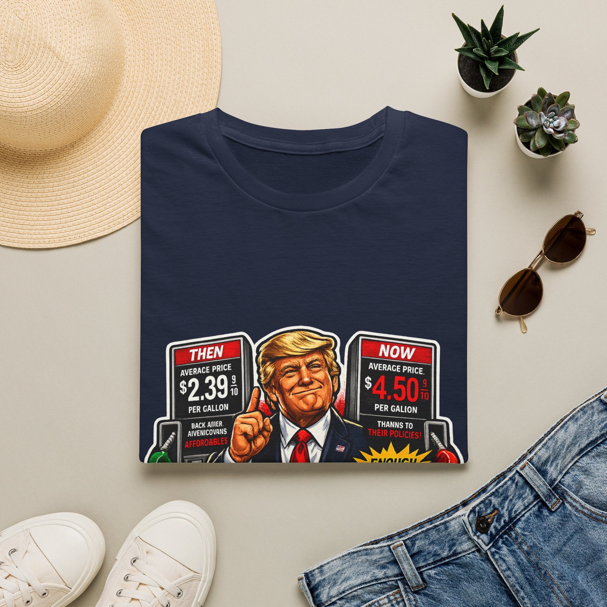 T-Shirt — "I Did That!" Gas Prices UNISEX SOFTSTYLE