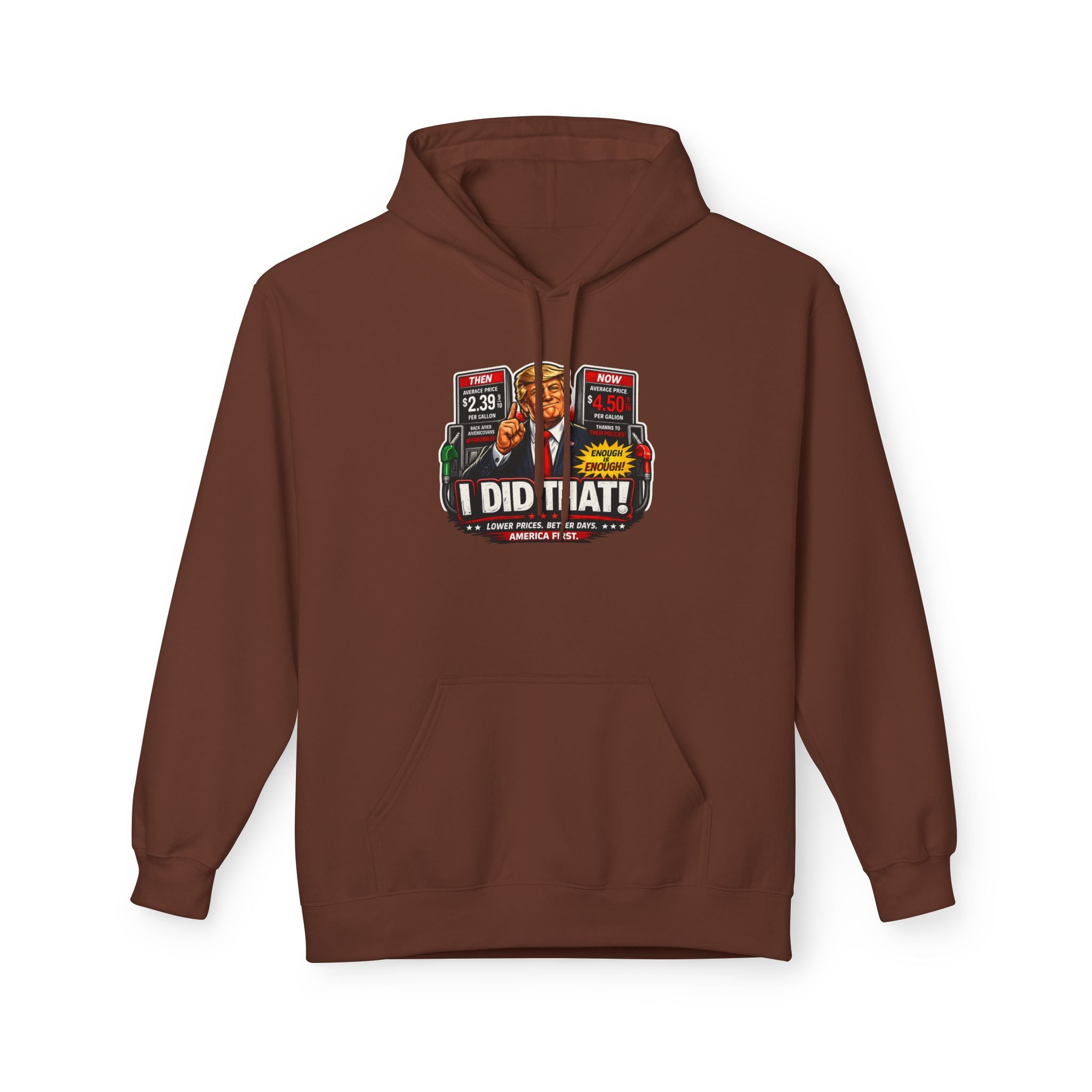 Hoodie- I Did That! Gas Price UNISEX MIDWEIGHT SOFTSTYLE FLEECE HOODIE