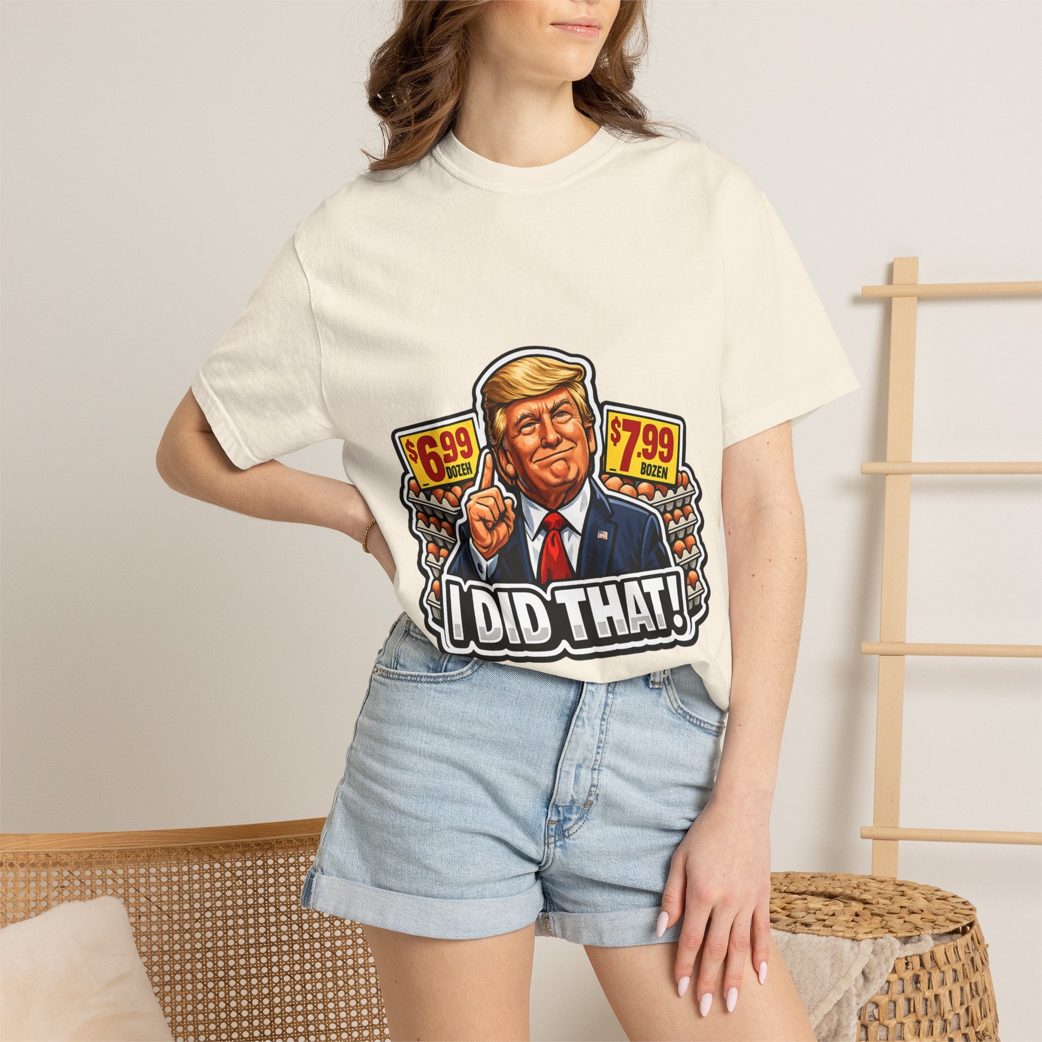 T-Shirt — 'I DID THAT!' EGGS UNISEX GARMENT- DYED T-SHIRT