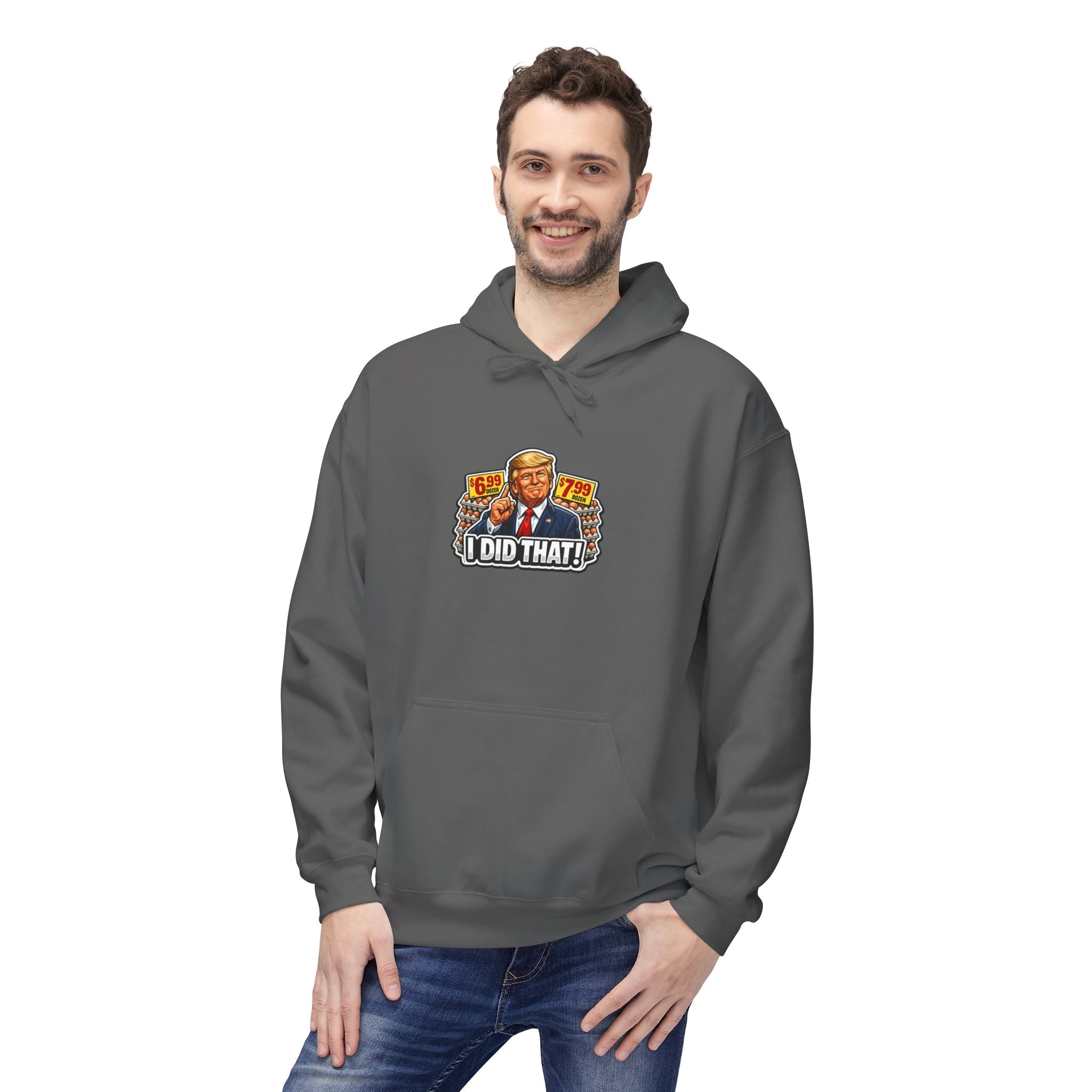 Hoodie- I Did That! EGGS UNISEX MIDWEIGHT SOFTSTYLE FLEECE HOODIE