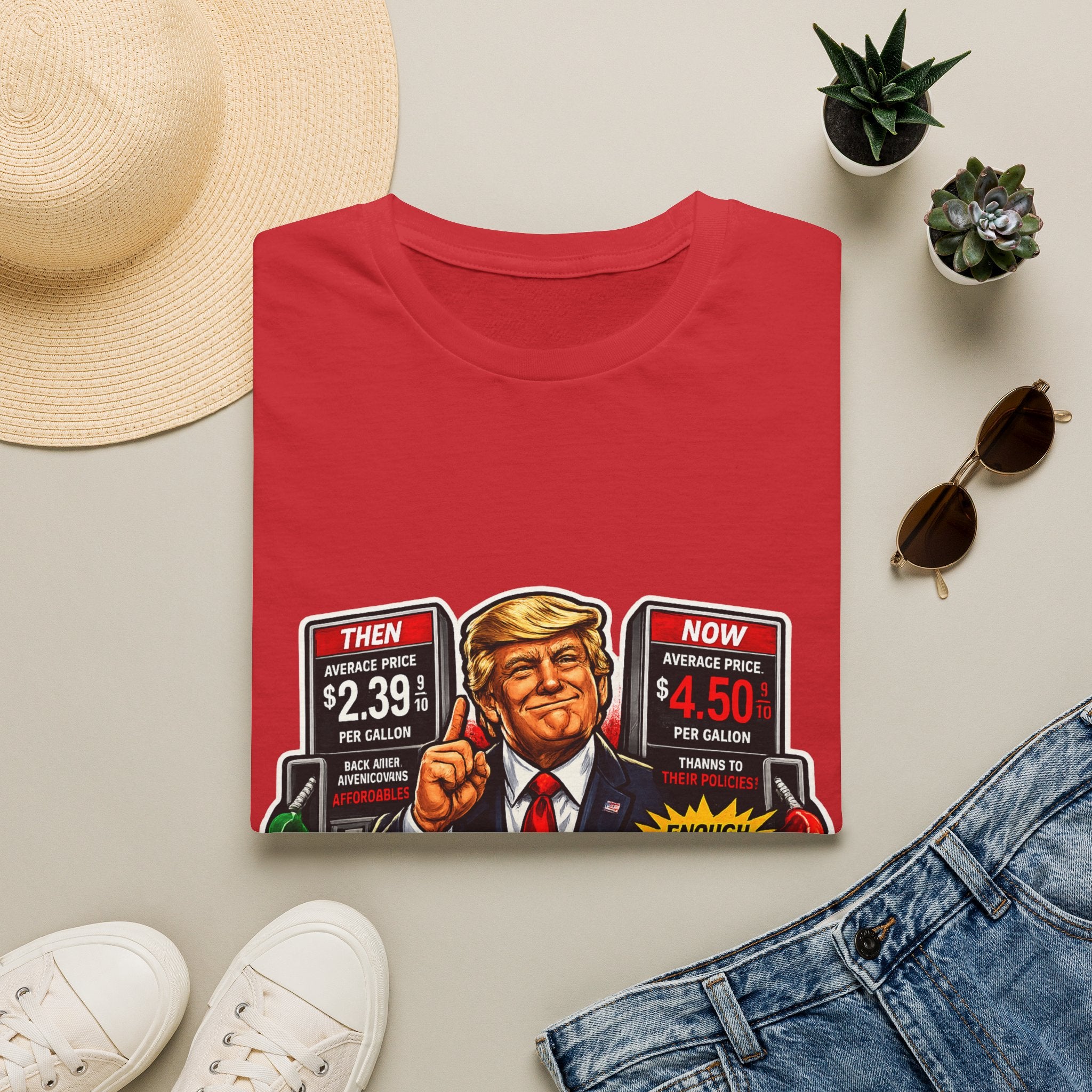 T-Shirt — "I Did That!" Gas Prices UNISEX SOFTSTYLE