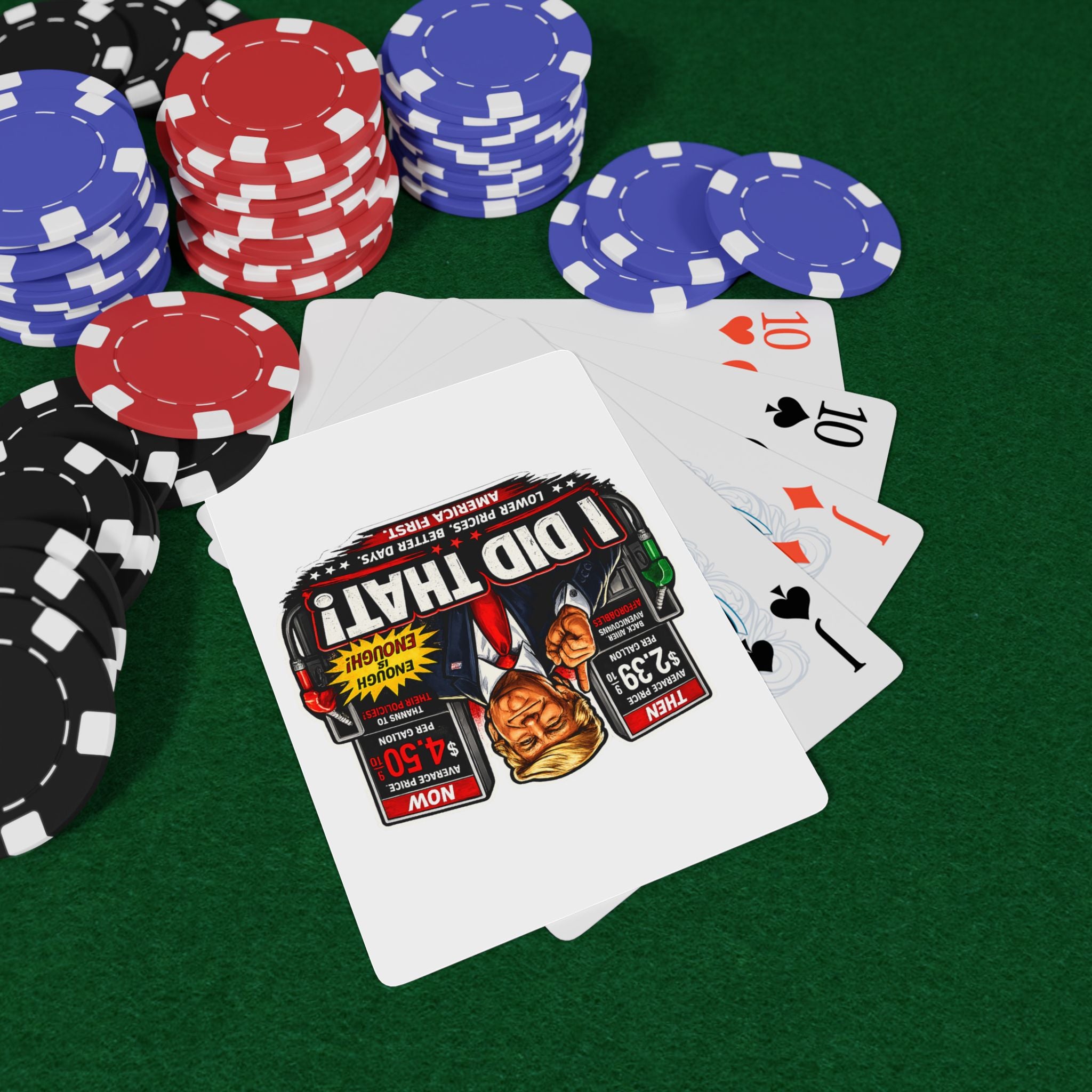 Poker Playing Cards — 'I Did That!' Gas Prices