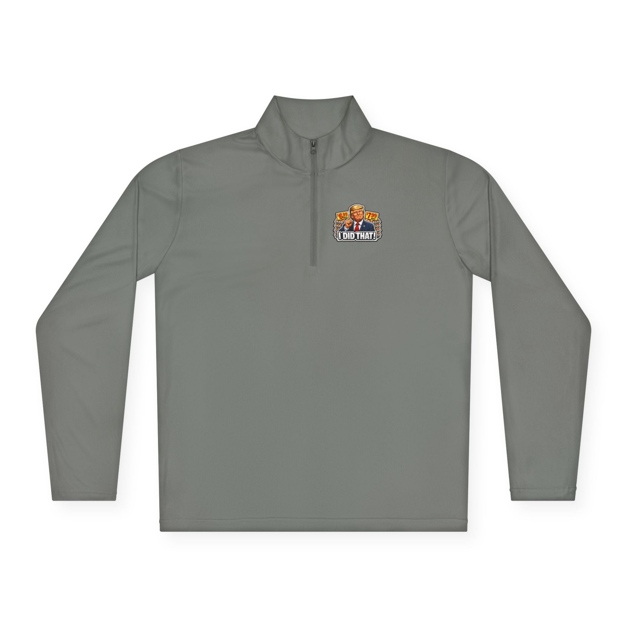 Quarter-Zip Pullover - 'I Did That!' EGGS UNISEX QUARTER-ZIP PULLOVER