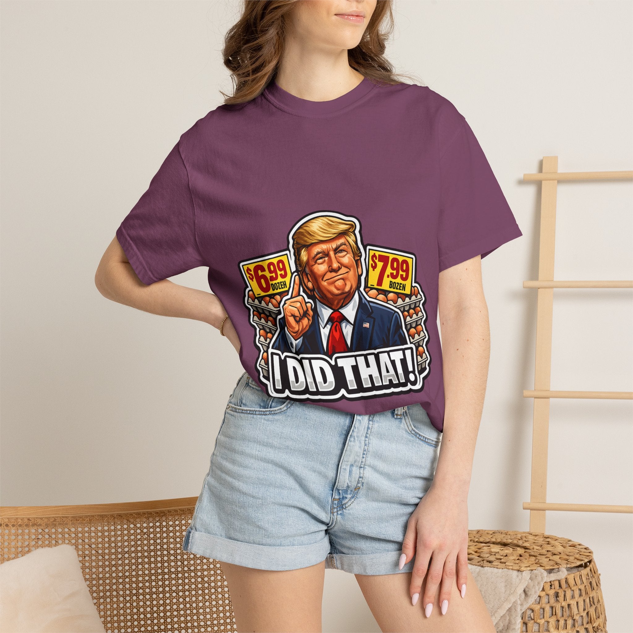 T-Shirt — 'I DID THAT!' EGGS UNISEX GARMENT- DYED T-SHIRT