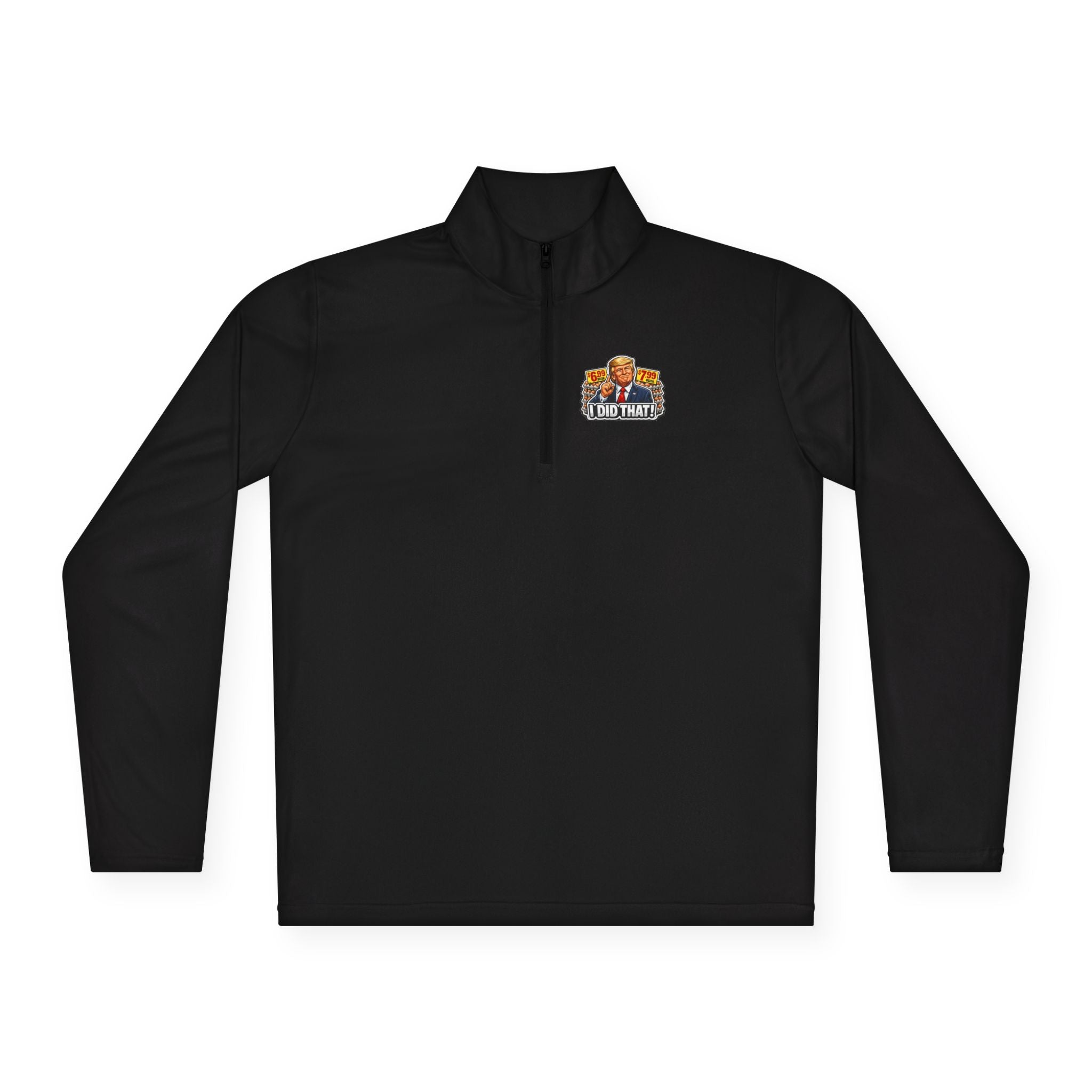 Quarter-Zip Pullover - 'I Did That!' EGGS UNISEX QUARTER-ZIP PULLOVER