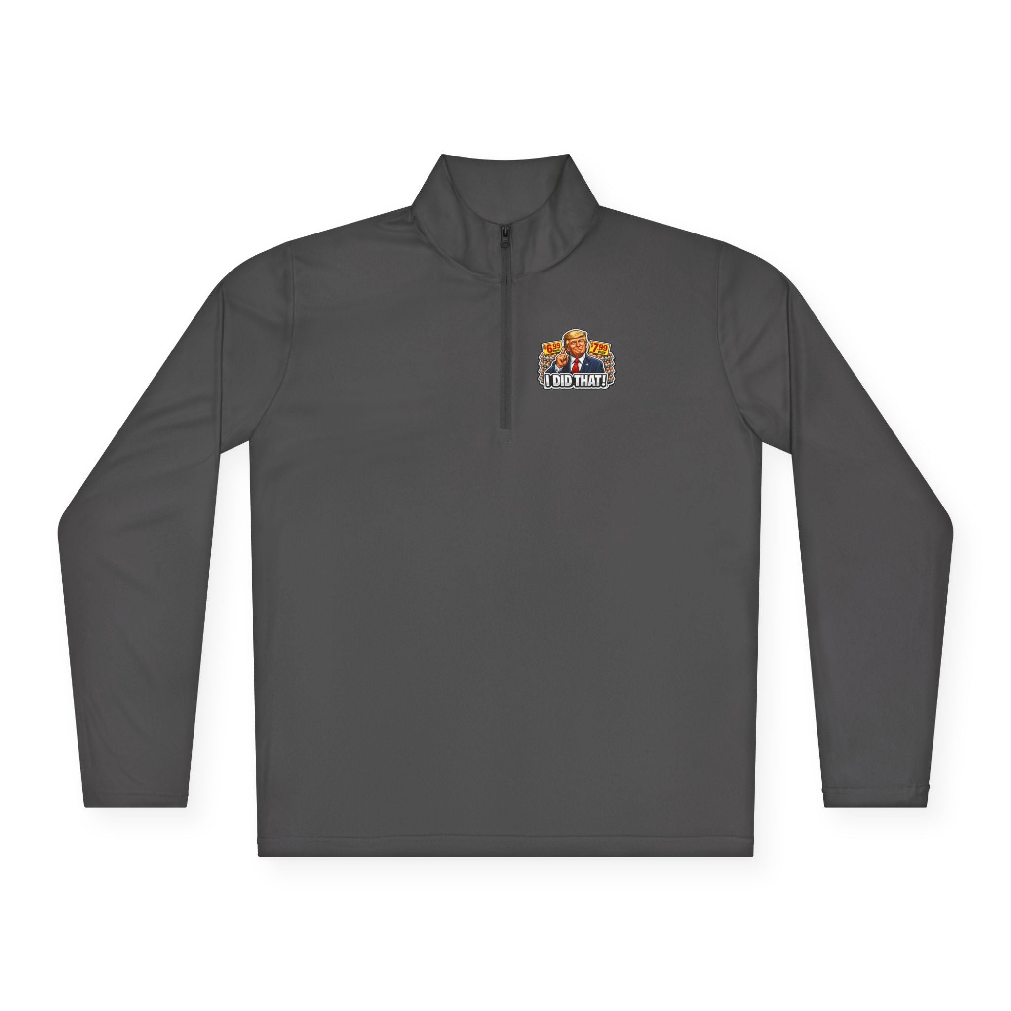 Quarter-Zip Pullover - 'I Did That!' EGGS UNISEX QUARTER-ZIP PULLOVER