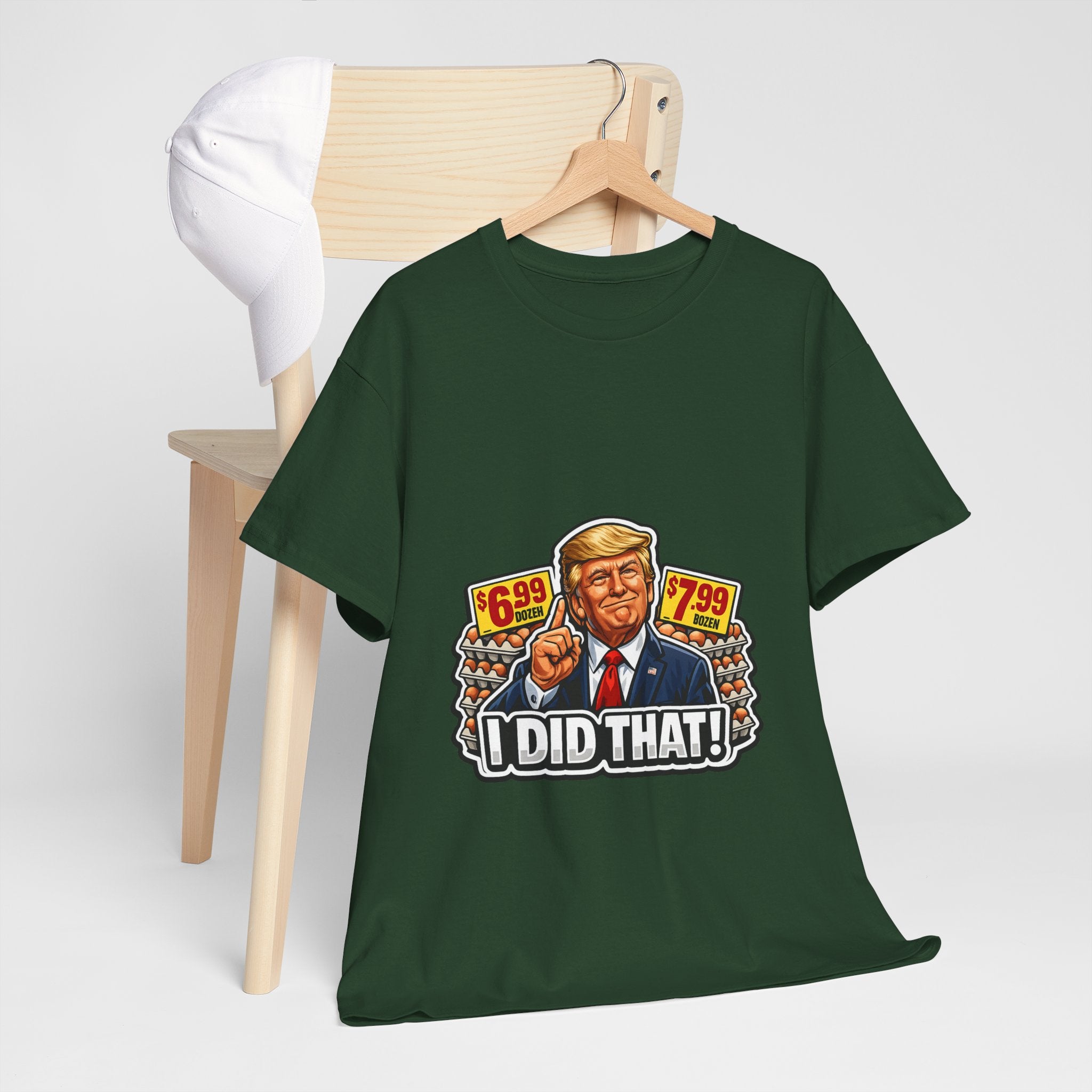 T-shirt— "I Did That!" EGGS UNISEX HEAVY COTTON TEE