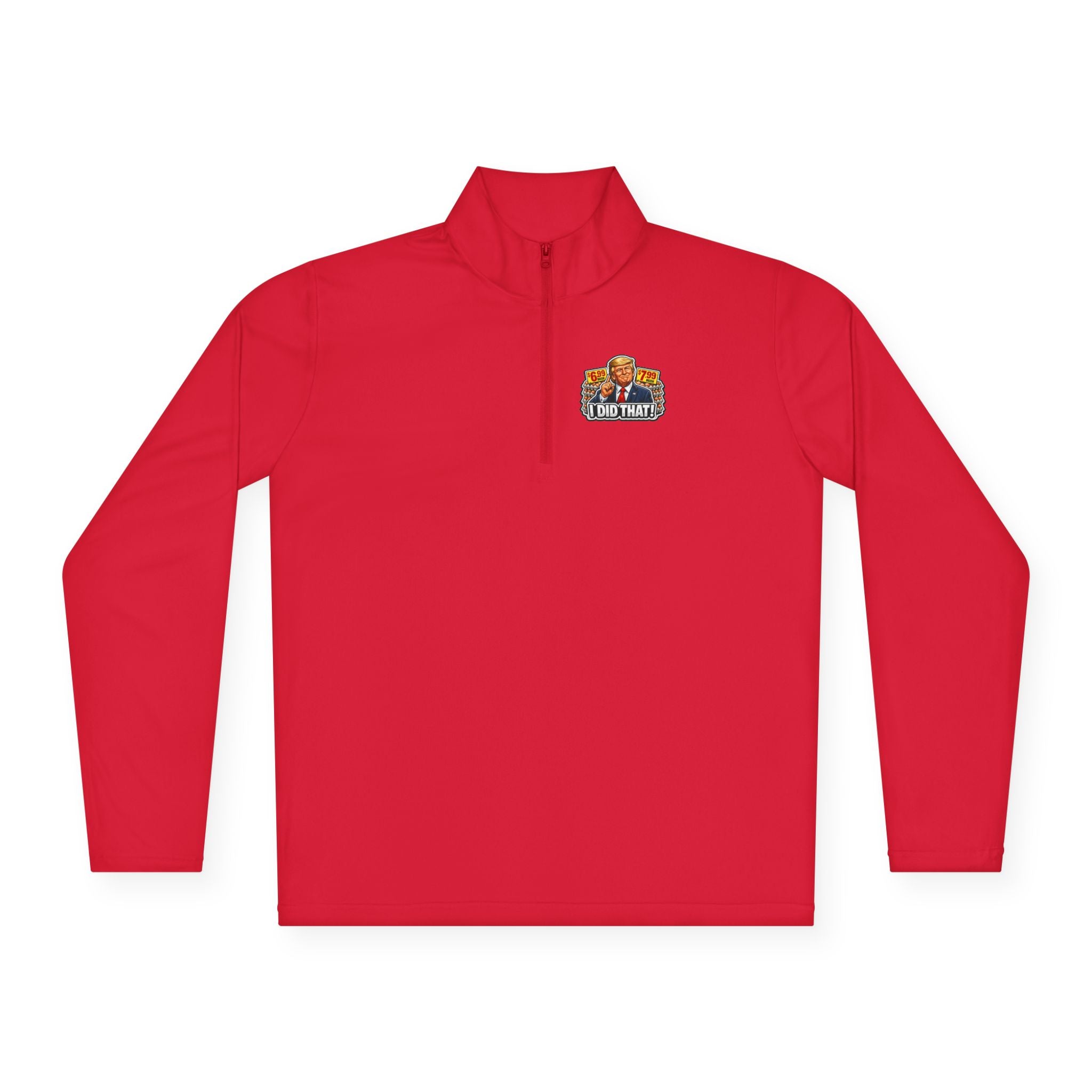 Quarter-Zip Pullover - 'I Did That!' EGGS UNISEX QUARTER-ZIP PULLOVER