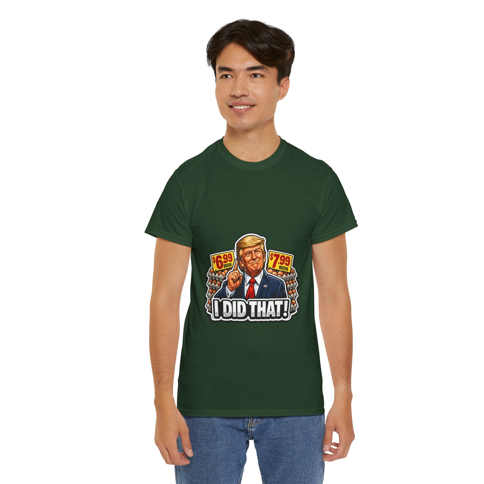 T-shirt— "I Did That!" EGGS UNISEX HEAVY COTTON TEE