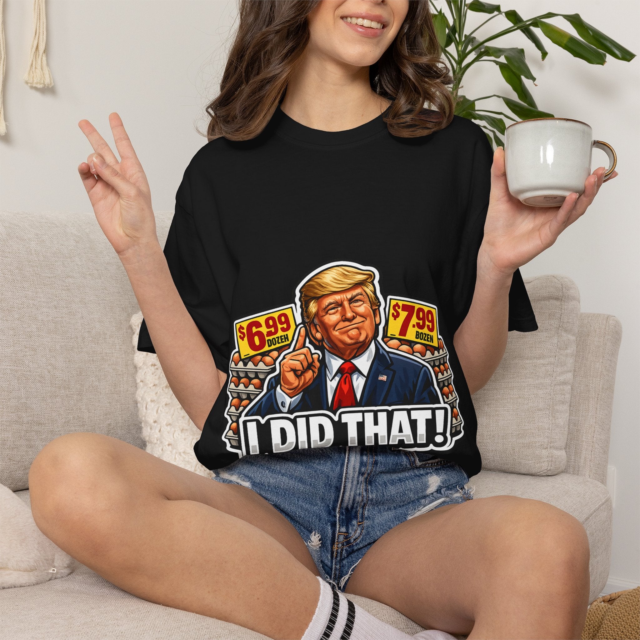 T-Shirt — 'I DID THAT!' EGGS UNISEX GARMENT- DYED T-SHIRT