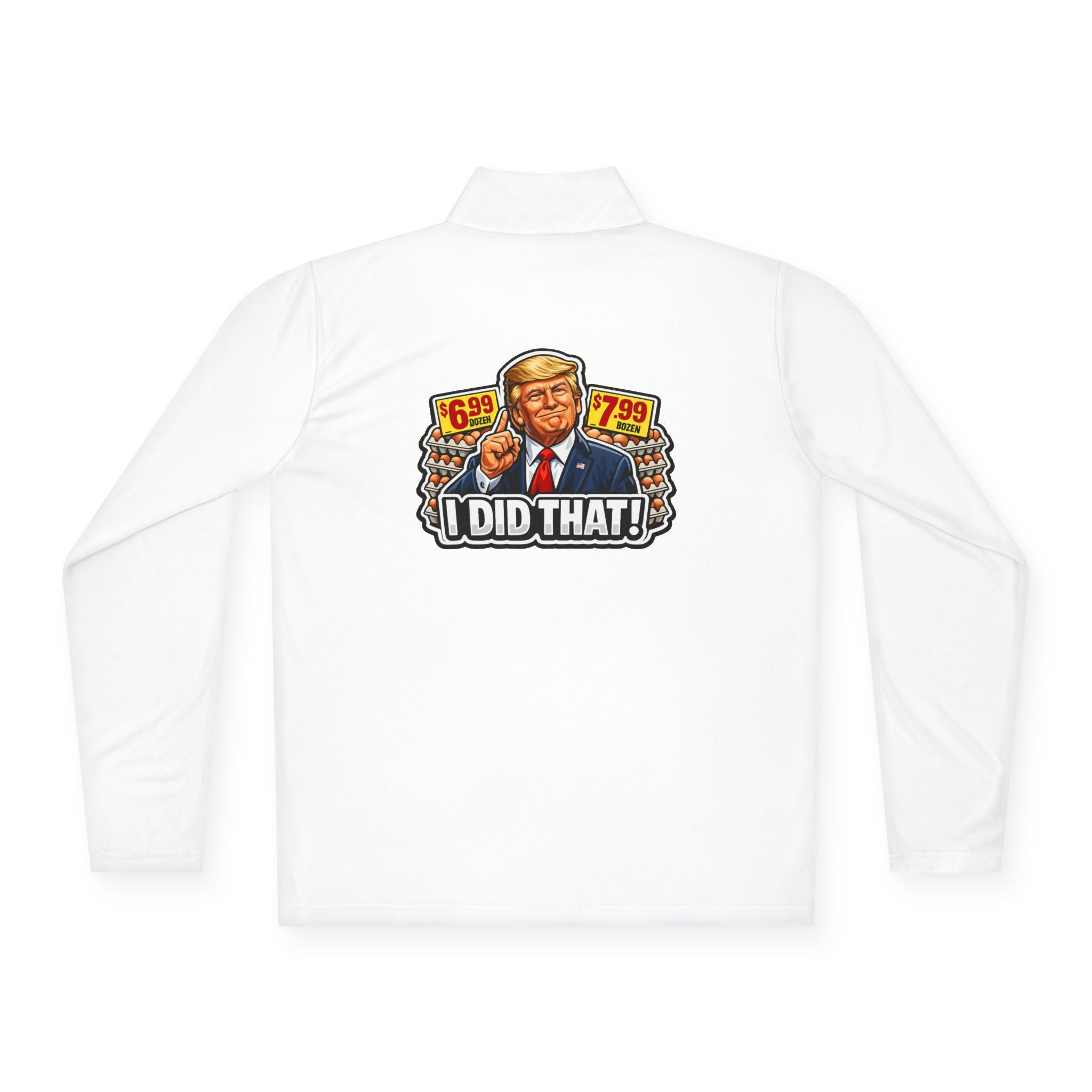 Quarter-Zip Pullover - 'I Did That!' EGGS UNISEX QUARTER-ZIP PULLOVER