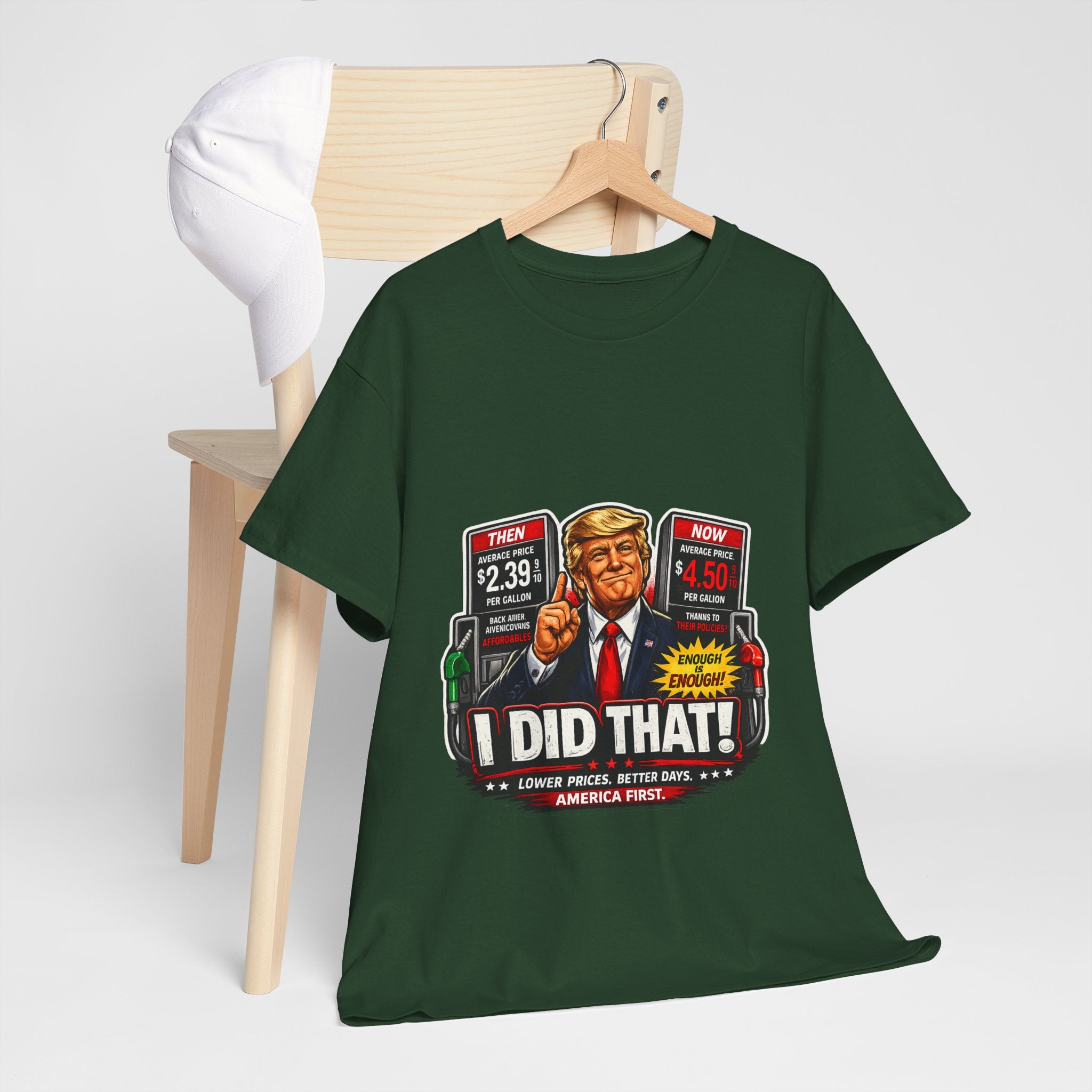T-Shirts "I Did That!" Gas Price UNISEX HEAVY COTTON TEE