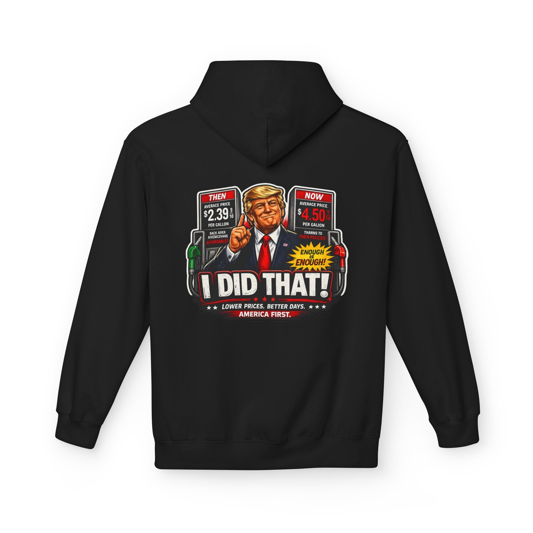 Hoodie- I Did That! Gas Price UNISEX MIDWEIGHT SOFTSTYLE FLEECE HOODIE
