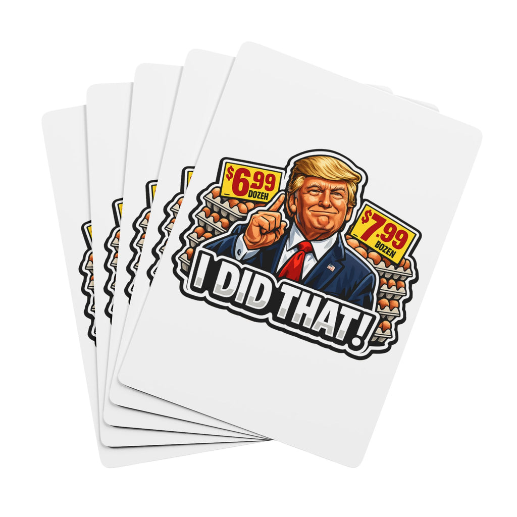 Poker Playing Cards — "I Did That!" EGGS