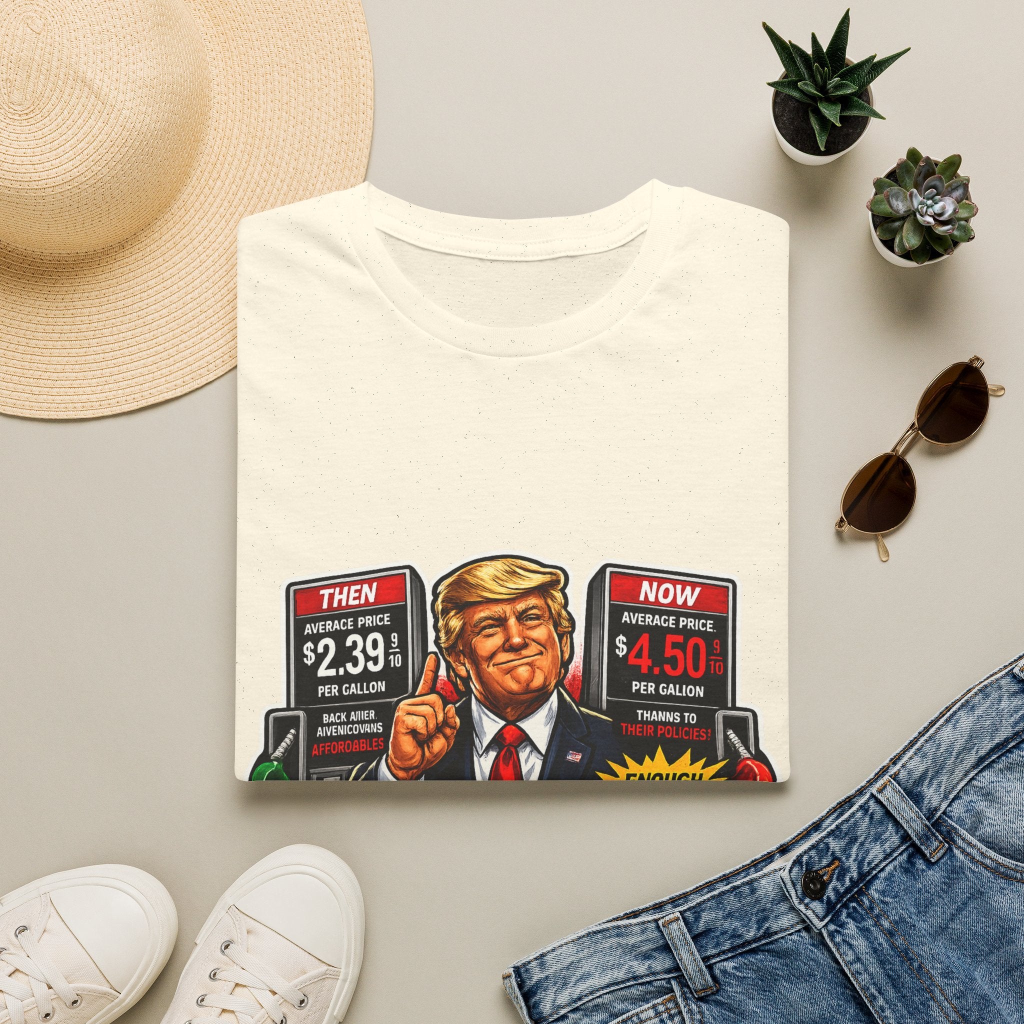 T-Shirt — "I Did That!" Gas Prices UNISEX SOFTSTYLE