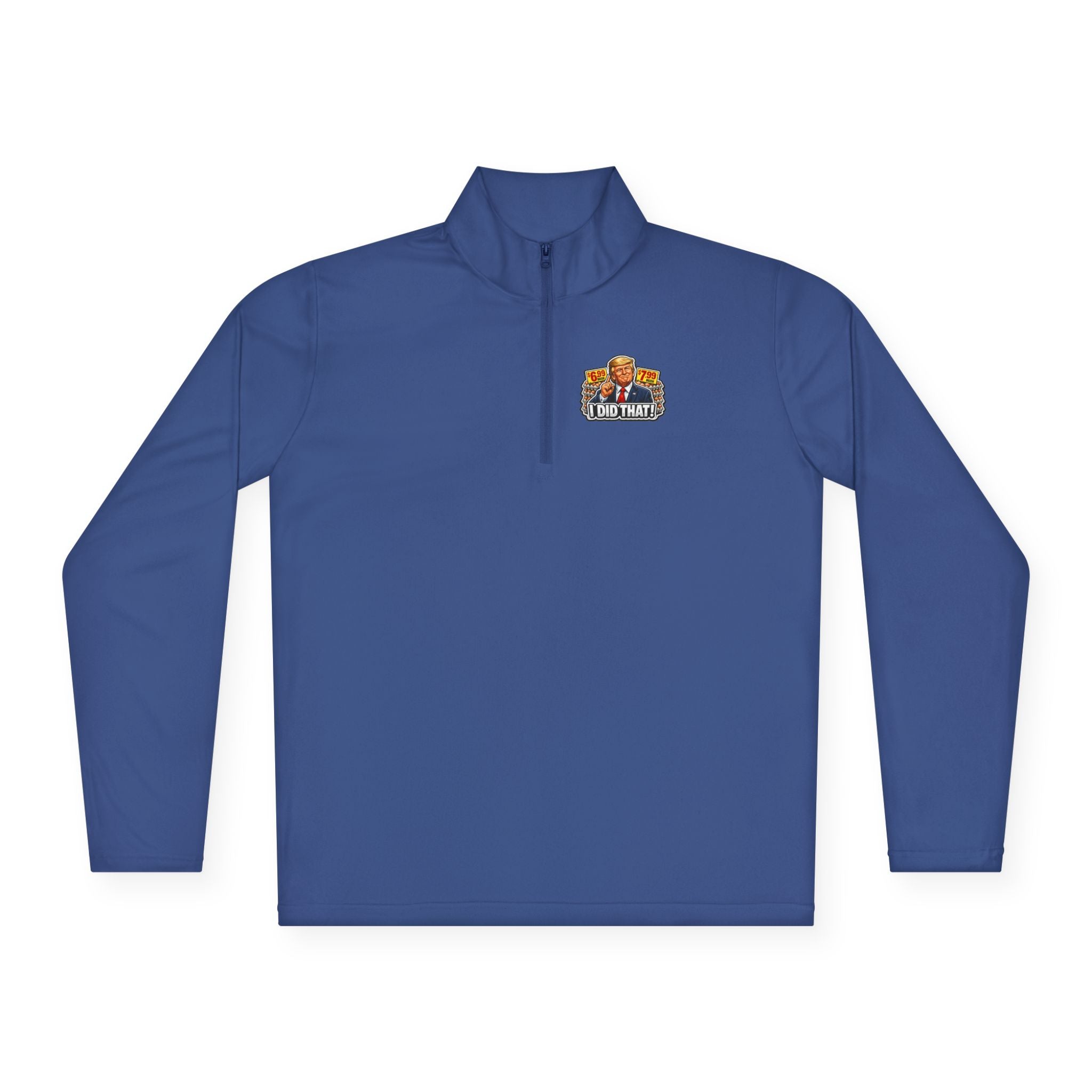 Quarter-Zip Pullover - 'I Did That!' EGGS UNISEX QUARTER-ZIP PULLOVER