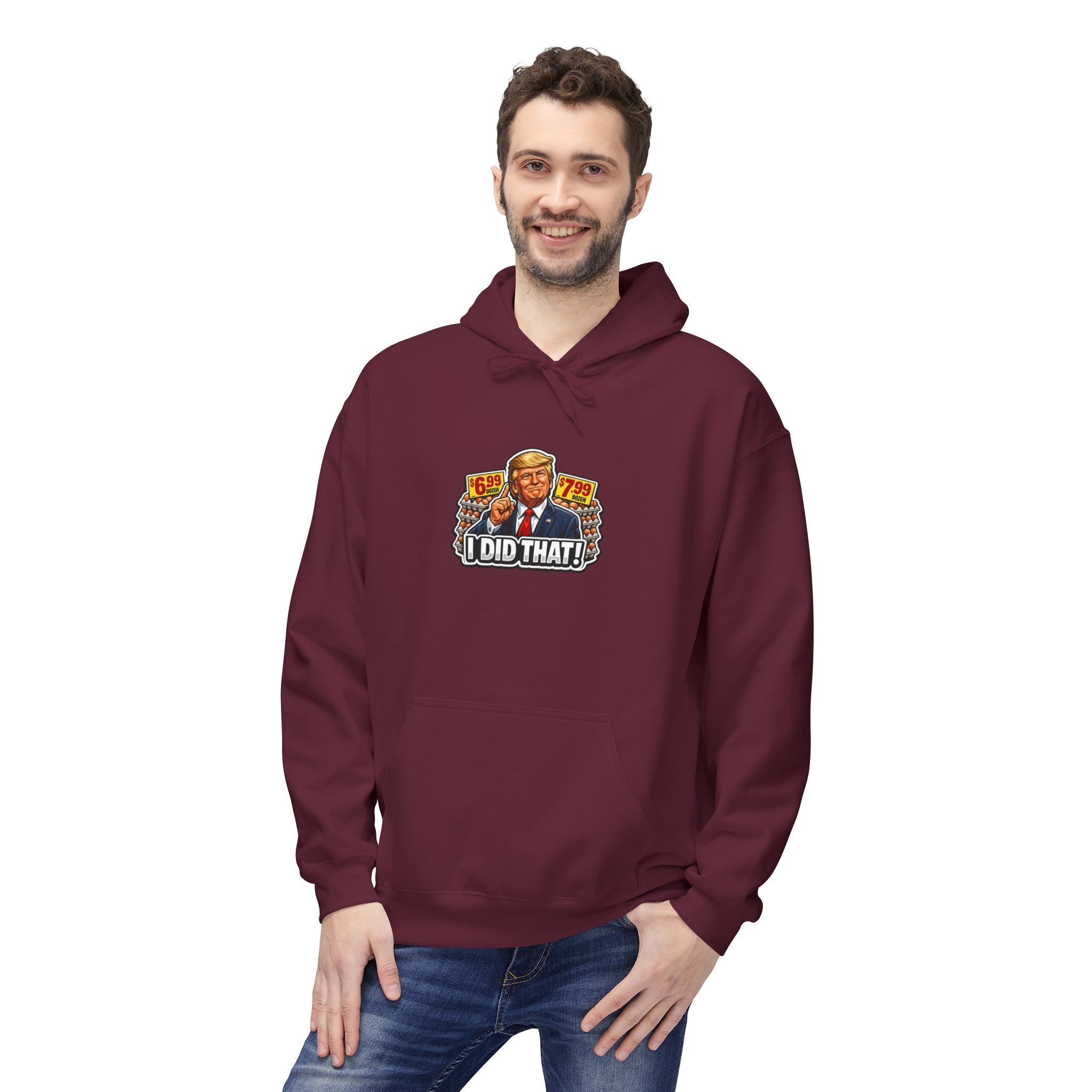 Hoodie- I Did That! EGGS UNISEX MIDWEIGHT SOFTSTYLE FLEECE HOODIE