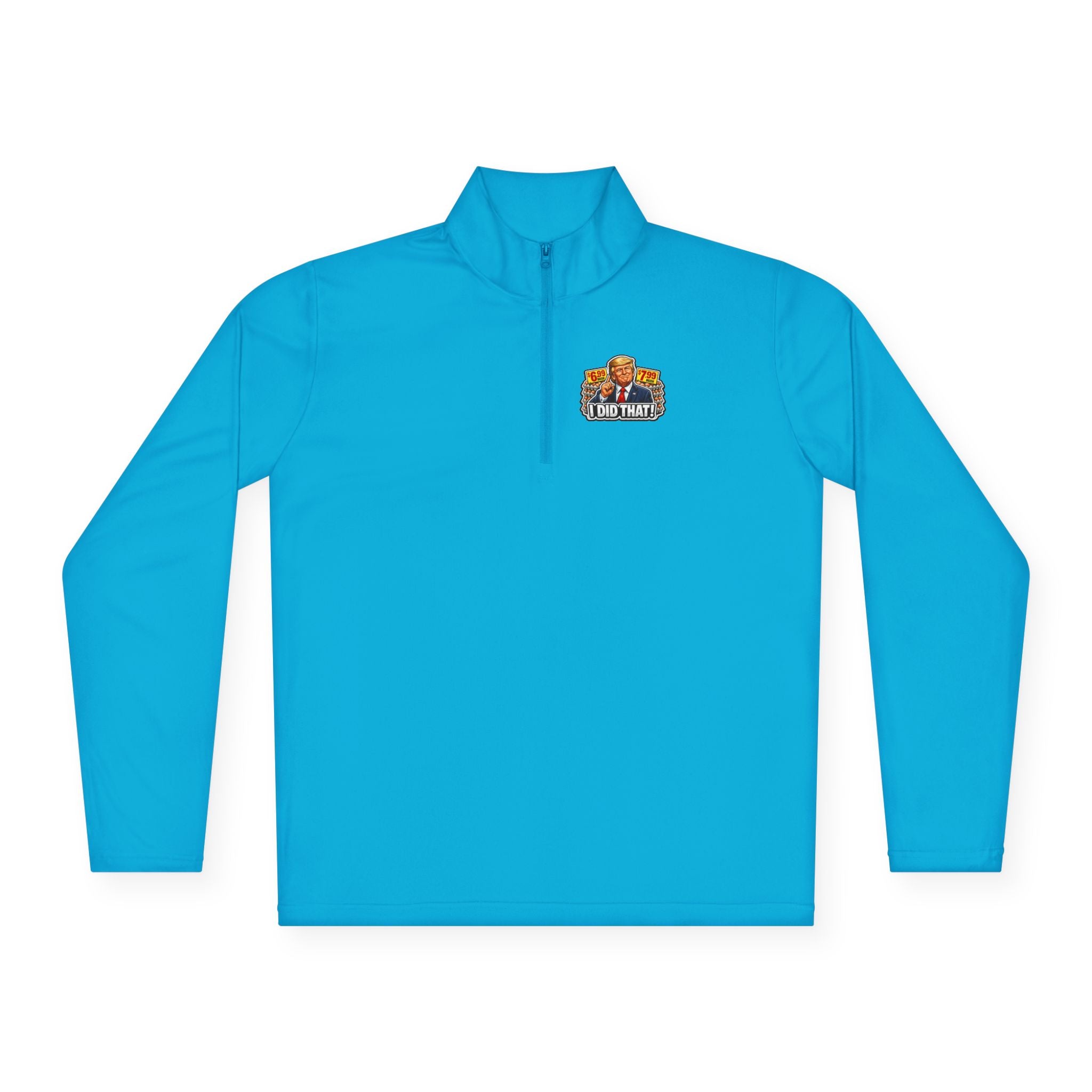Quarter-Zip Pullover - 'I Did That!' EGGS UNISEX QUARTER-ZIP PULLOVER
