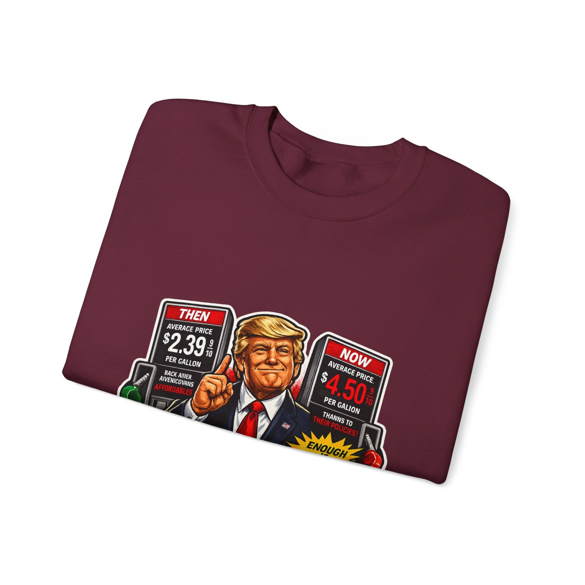 Sweatshirt — "I DID THAT!" Gas Price UNISEX HEAVY BLEND CREWNECK SWEATSHIRT
