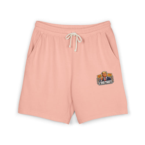 Fleece Sweat Shorts — 'I Did That!' EGGS UNISEX GARMENT-DYED LIGHTWEIGHT FLEECE SWEAT SHORTS