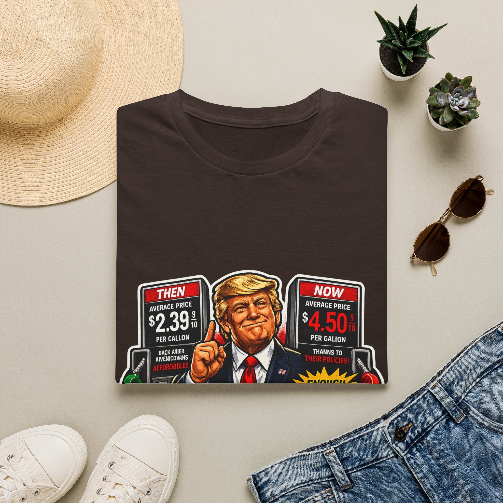 T-Shirt — "I Did That!" Gas Prices UNISEX SOFTSTYLE