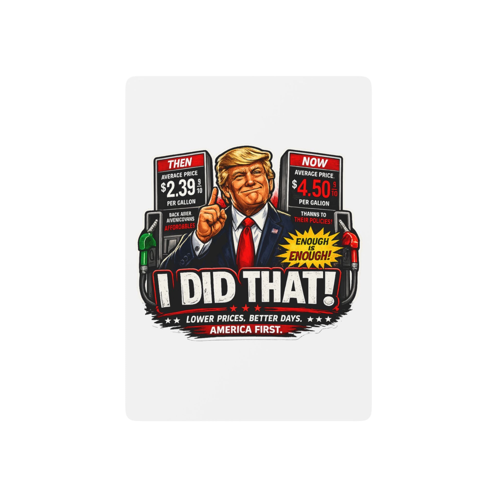 Poker Playing Cards — 'I Did That!' Gas Prices