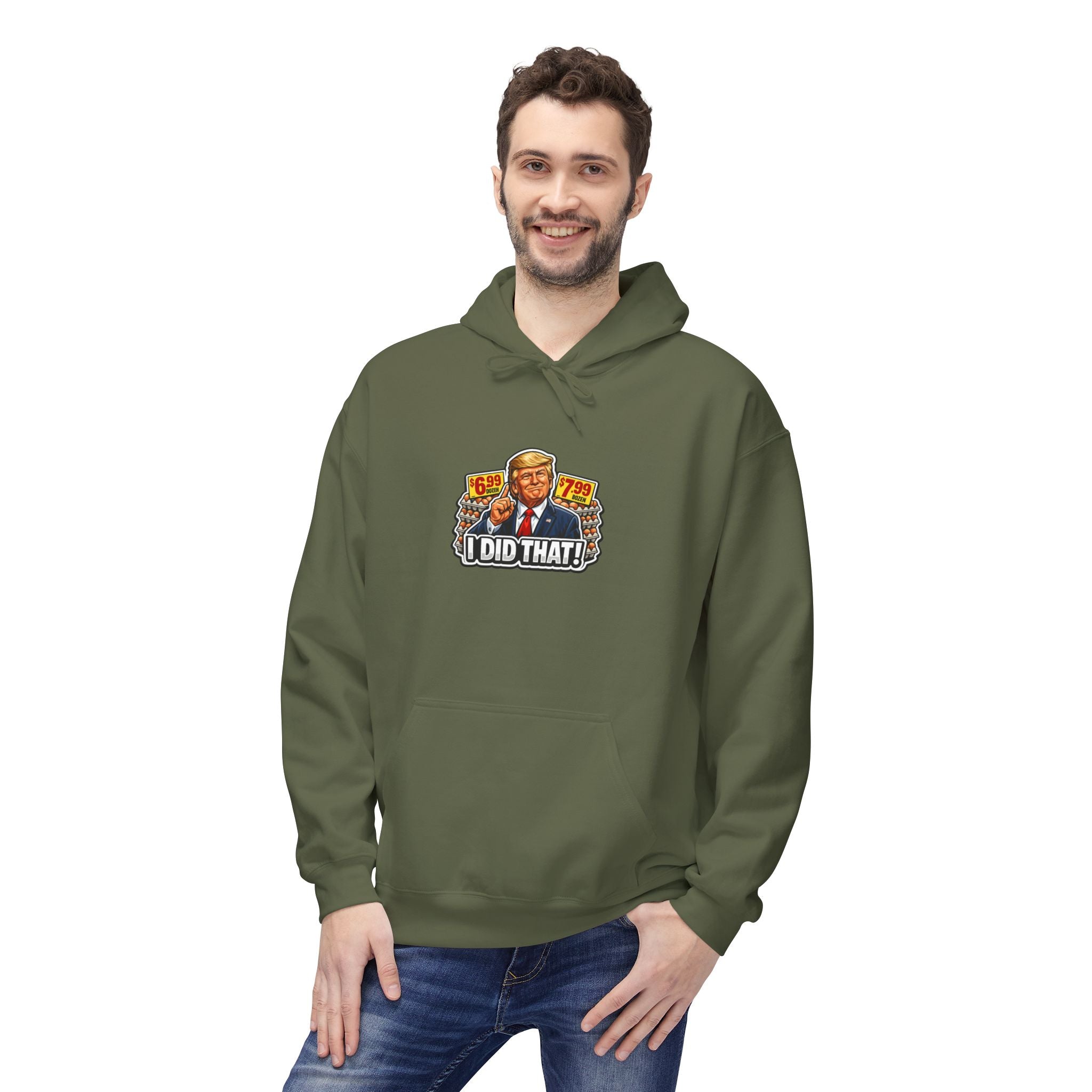 Hoodie- I Did That! EGGS UNISEX MIDWEIGHT SOFTSTYLE FLEECE HOODIE