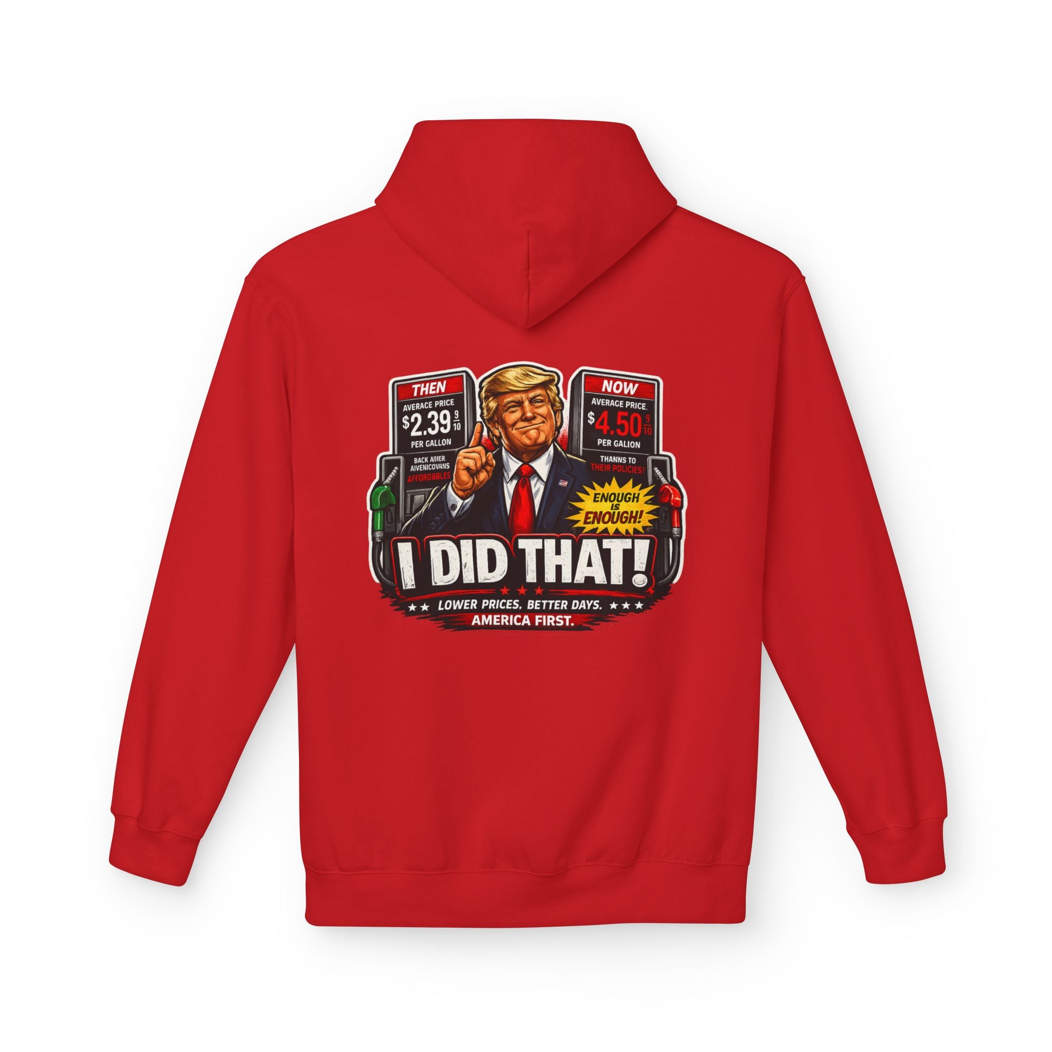 Hoodie- I Did That! Gas Price UNISEX MIDWEIGHT SOFTSTYLE FLEECE HOODIE