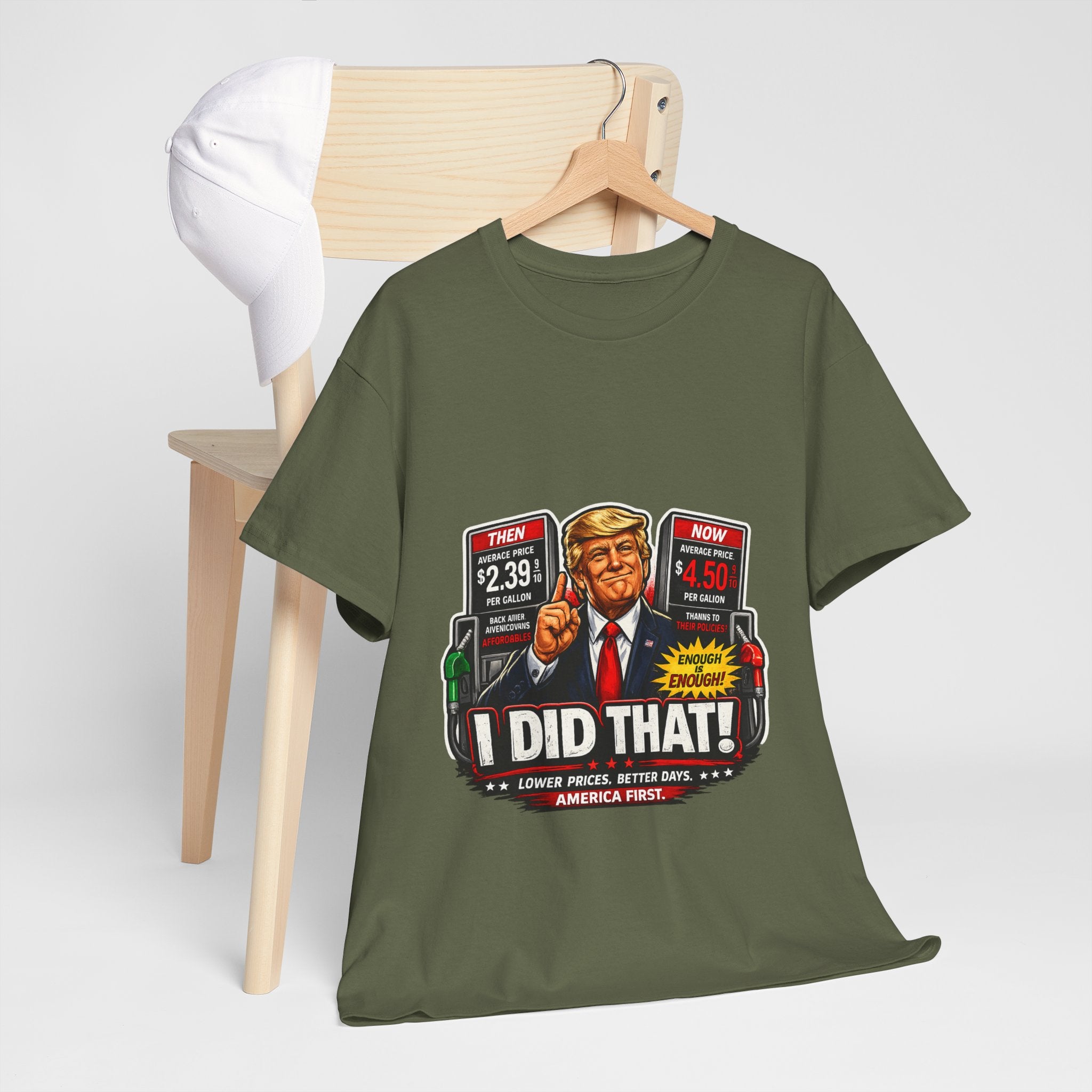 T-Shirts "I Did That!" Gas Price UNISEX HEAVY COTTON TEE