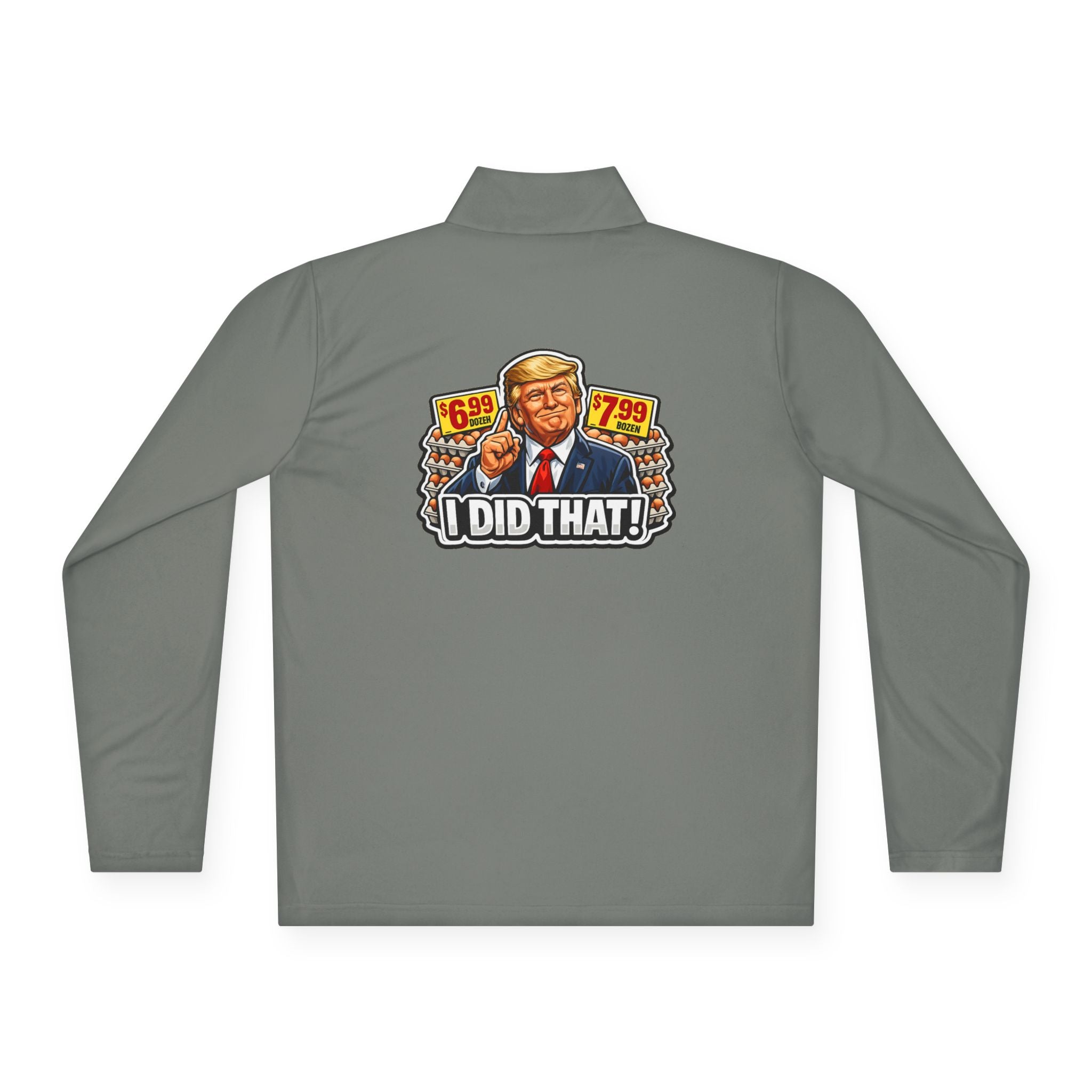 Quarter-Zip Pullover - 'I Did That!' EGGS UNISEX QUARTER-ZIP PULLOVER