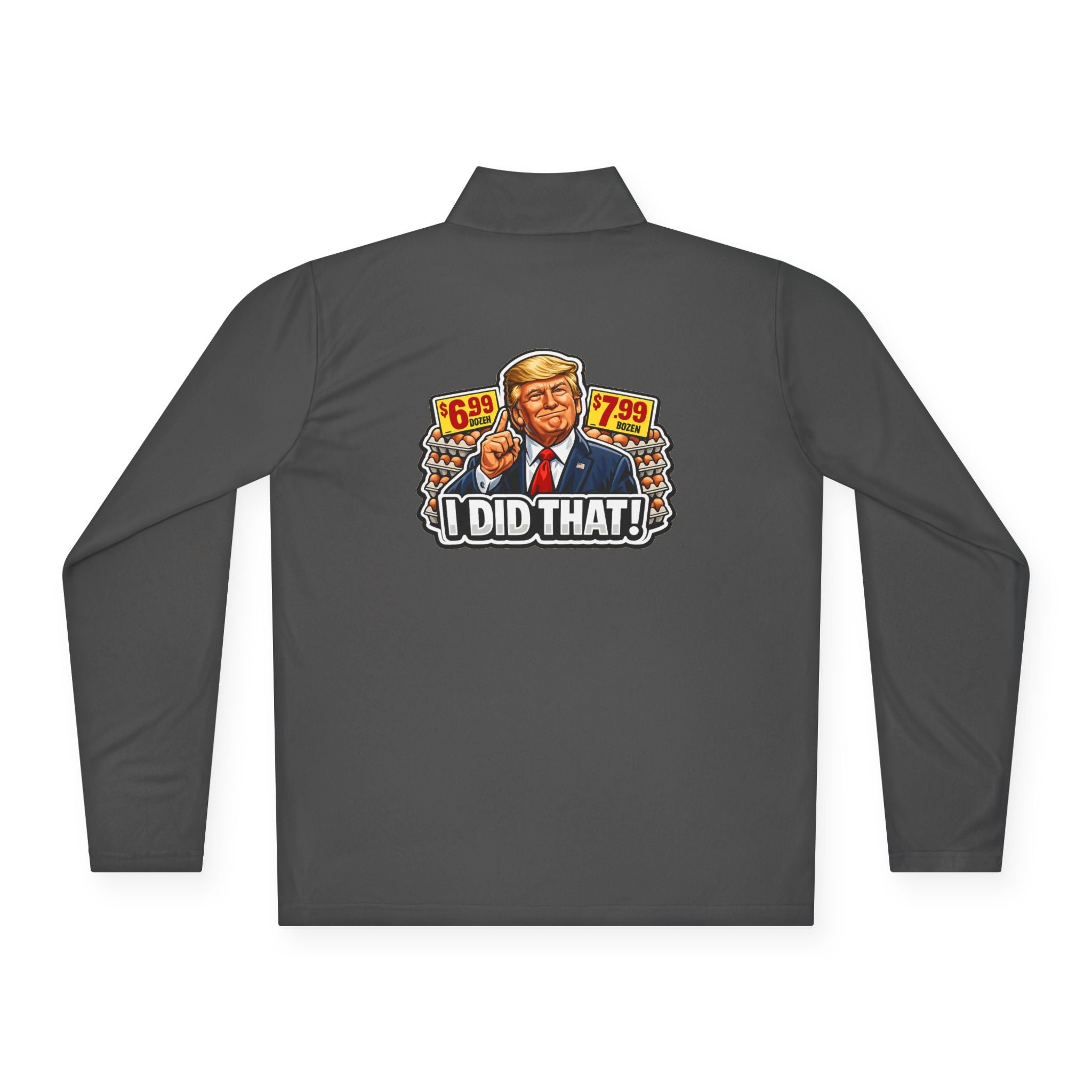 Quarter-Zip Pullover - 'I Did That!' EGGS UNISEX QUARTER-ZIP PULLOVER